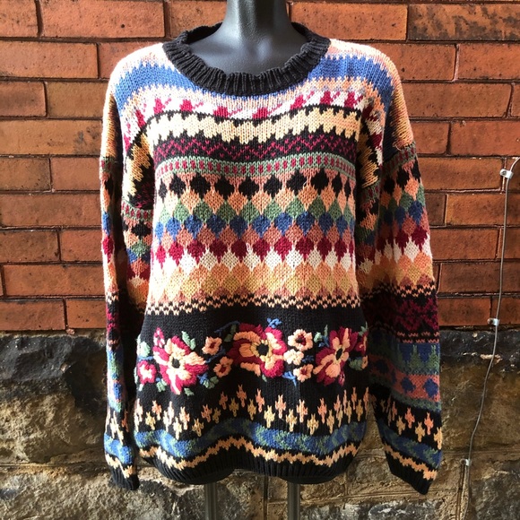 Athentico Forenza Sweaters - Vintage Athentico Forenza Knit Sweater M